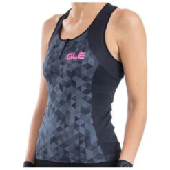 ALE Women's Triangles Top - Rad Singlet