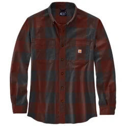 Carhartt Midweight Flannel L/S Plaid Shirt - Hemd -Icebreaker Günstiges Geschäft carhartt midweight flannel l s plaid shirt hemd 1