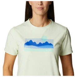 Columbia Women's Sun Trek S/S Graphic Tee - Funktionsshirt -Icebreaker Günstiges Geschäft columbia womens sun trek s s graphic tee funktionsshirt detail 5