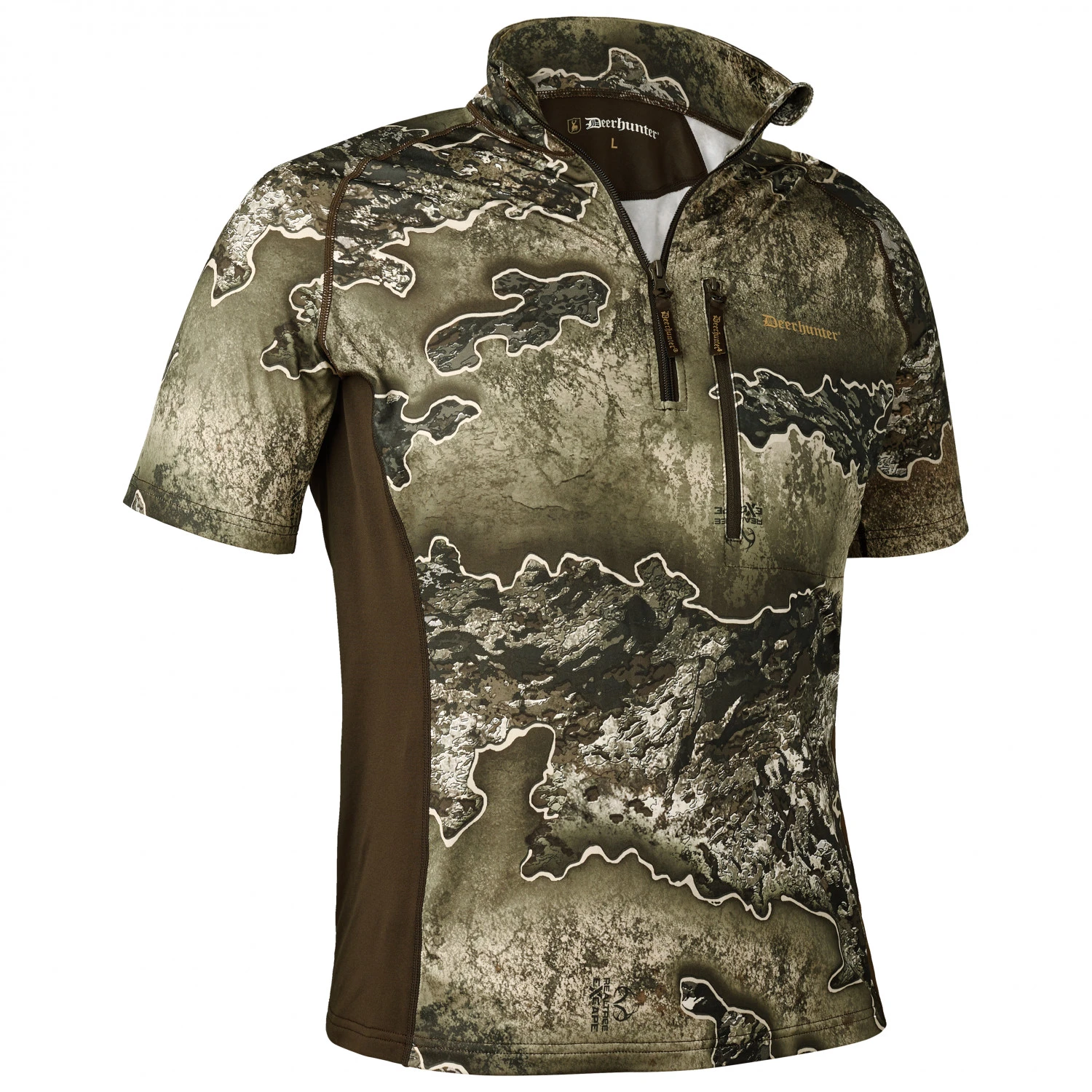 Deerhunter Excape Insulated T-Shirt With Zip-Neck - T-Shirt 1 Deerhunter Excape Insulated T-Shirt With Zip-Neck - T-Shirt