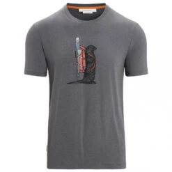 Icebreaker Central Classic S/S Tee Otter Paddle - Merinoshirt