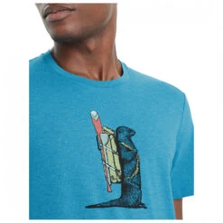 Icebreaker Central Classic S/S Tee Otter Paddle - Merinoshirt -Icebreaker Günstiges Geschäft icebreaker central classic s s tee otter paddle merinoshirt detail 5