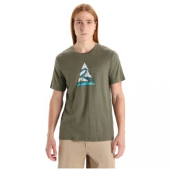 Icebreaker Tech Lite II S/S Tee Camping Grounds - Merinoshirt -Icebreaker Günstiges Geschäft icebreaker tech lite ii s s tee camping grounds merinoshirt detail 3