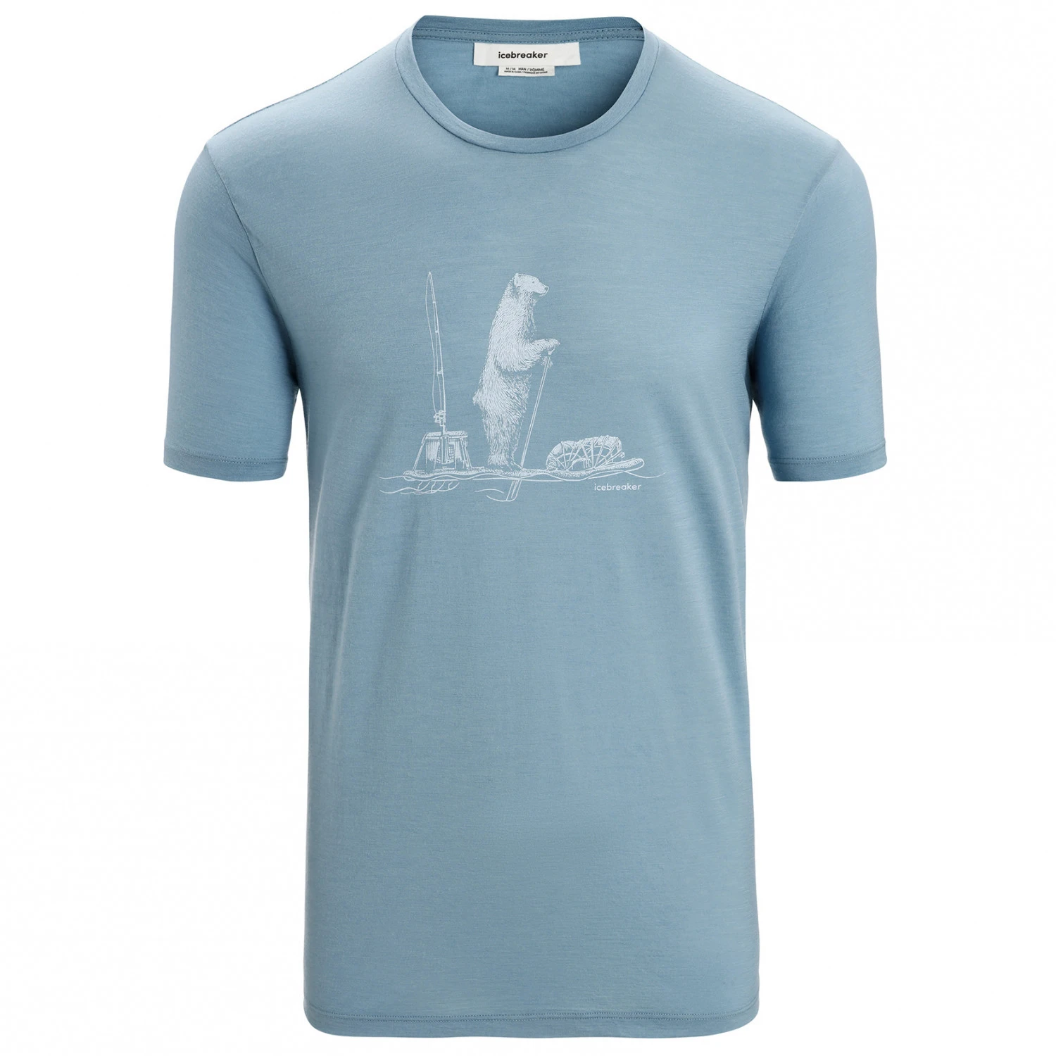Icebreaker Tech Lite II S/S Tee Polar Paddle - Merinoshirt 7 Icebreaker Tech Lite II S/S Tee Polar Paddle - Merinoshirt – Bild 7