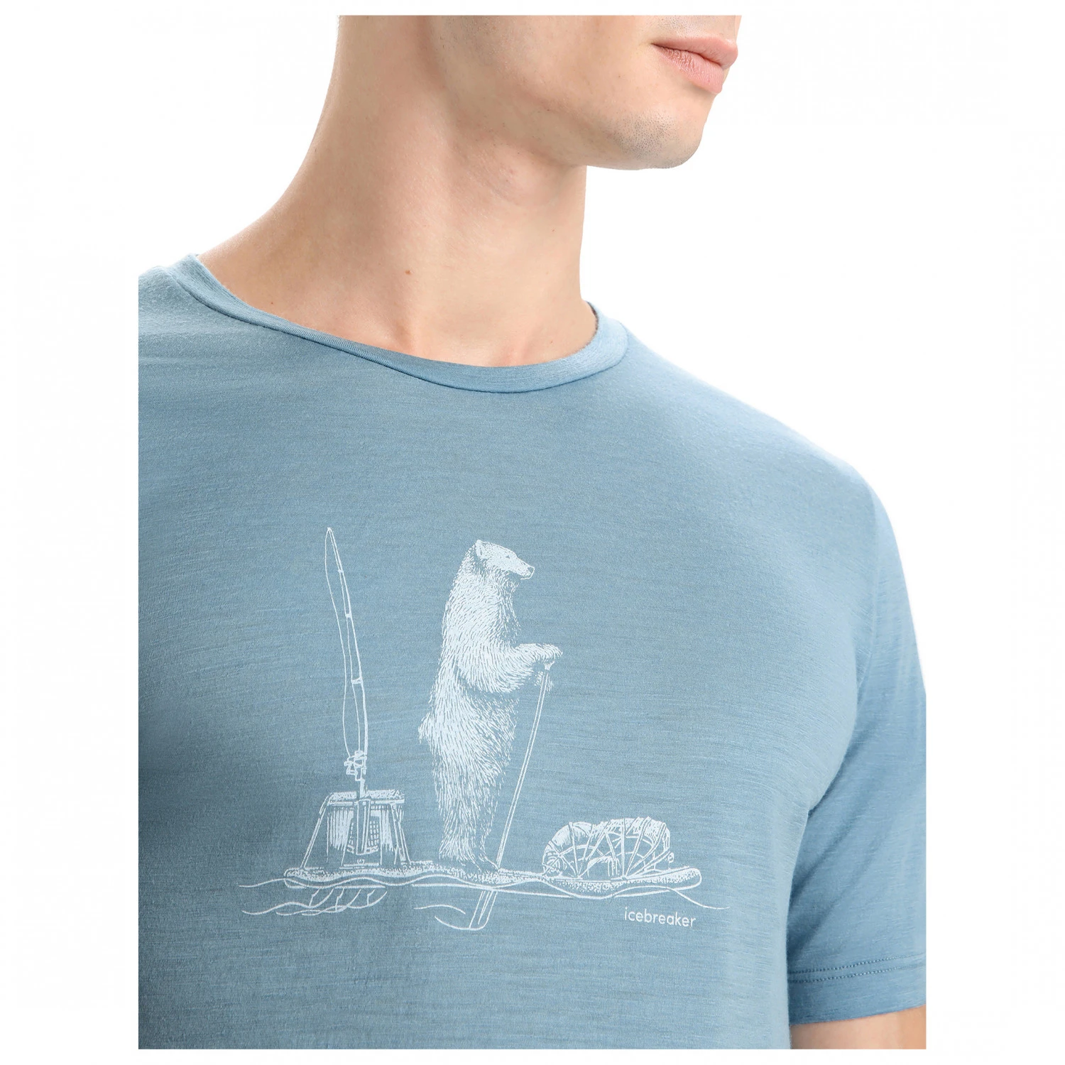 Icebreaker Tech Lite II S/S Tee Polar Paddle - Merinoshirt 6 Icebreaker Tech Lite II S/S Tee Polar Paddle - Merinoshirt – Bild 6