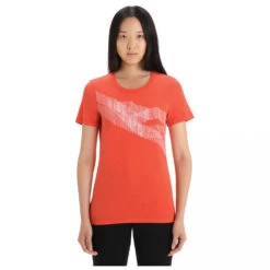 Icebreaker Women's Central Classic S/S Tee St Anton - Merinoshirt -Icebreaker Günstiges Geschäft icebreaker womens central classic s s tee st anton merinoshirt detail 3