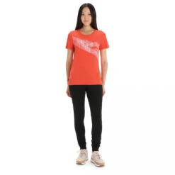 Icebreaker Women's Central Classic S/S Tee St Anton - Merinoshirt -Icebreaker Günstiges Geschäft icebreaker womens central classic s s tee st anton merinoshirt detail 5