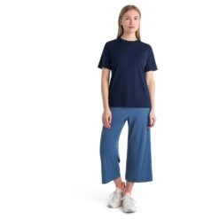 Icebreaker Women's Merino Linen S/S Tee - Merinoshirt -Icebreaker Günstiges Geschäft icebreaker womens merino linen s s tee merinoshirt detail 4