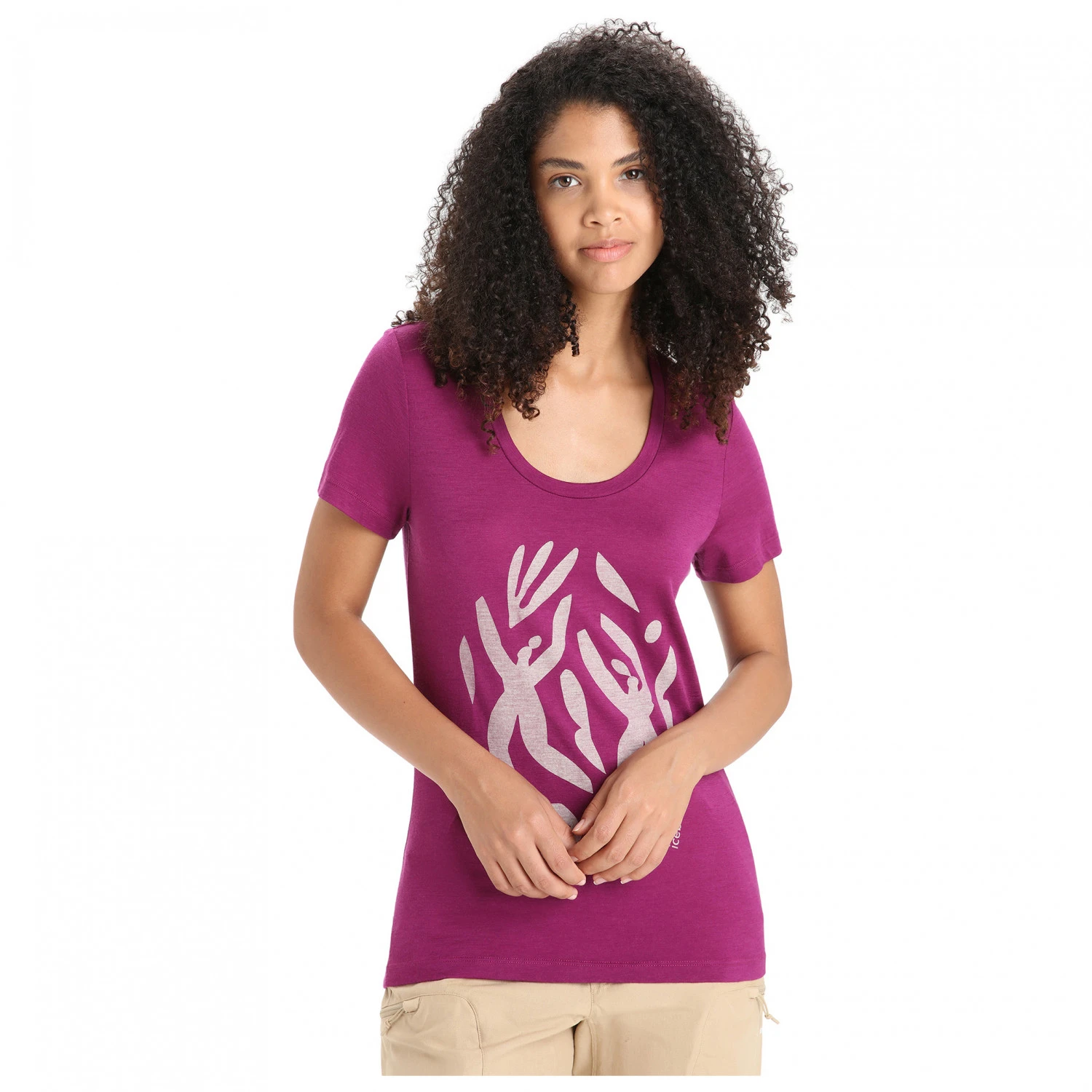 Icebreaker Women's Tech Lite II S/S Scoop Nature Celebr. - Merinoshirt 3 Icebreaker Women's Tech Lite II S/S Scoop Nature Celebr. - Merinoshirt – Bild 3