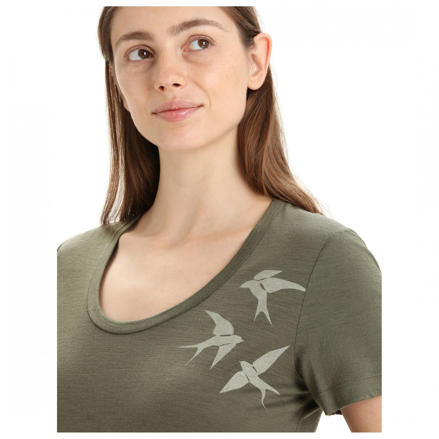 Icebreaker Women's Tech Lite II S/S Scoop Swarming Shapes - Merinoshirt 5 Icebreaker Women's Tech Lite II S/S Scoop Swarming Shapes - Merinoshirt – Bild 5