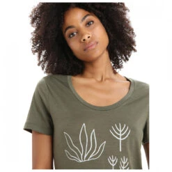 Icebreaker Women's Tech Lite II S/S Scoop Tee Fresh Growth - Merinoshirt 11 Icebreaker Women's Tech Lite II S/S Scoop Tee Fresh Growth - Merinoshirt -Icebreaker Günstiges Geschäft icebreaker womens tech lite ii s s scoop tee fresh growth merinoshirt detail 5