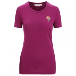 Icebreaker Women's Tech Lite II S/S Tee Springtime Flowers - Merinoshirt
