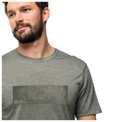 Jack Wolfskin Kammweg Graphic S/S - Funktionsshirt -Icebreaker Günstiges Geschäft jack wolfskin kammweg graphic s s funktionsshirt detail 4