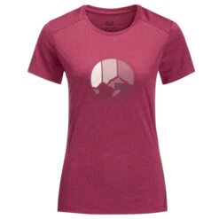 Jack Wolfskin Women's Crosstrail Graphic - Funktionsshirt -Icebreaker Günstiges Geschäft jack wolfskin womens crosstrail graphic funktionsshirt 1