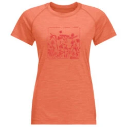 Jack Wolfskin Women's Kammweg Graphic S/S - Merinoshirt -Icebreaker Günstiges Geschäft jack wolfskin womens kammweg graphic s s merinoshirt 1