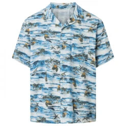 KnowledgeCotton Apparel Boxed Fit AOP S/S Light Shirt - Hemd