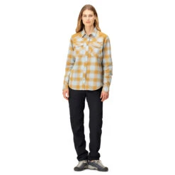 Norrøna Women's Svalbard Flannel Shirt - Hemd -Icebreaker Günstiges Geschäft norr na womens svalbard flannel shirt hemd detail 3