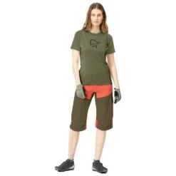 Norrøna Women's Fjørå Wool T-Shirt - Radtrikot 7 Norrøna Women's Fjørå Wool T-Shirt - Radtrikot -Icebreaker Günstiges Geschäft norroena womens fjoeraa wool t shirt radtrikot detail 3