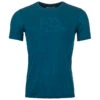 Ortovox 120 Cool Tec Mountain Logo T-Shirt - Merinoshirt