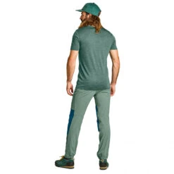 Ortovox 120 Cool Tec Mountain Logo T-Shirt - Merinoshirt -Icebreaker Günstiges Geschäft ortovox 120 cool tec mountain logo t shirt merinoshirt detail 3