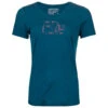 Ortovox Women's 120 Cool Tec Leaf Logo T-Shirt - Merinoshirt