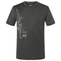 Super.natural Climbing Line Tee - Merinoshirt