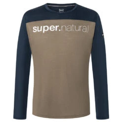 Super.natural Contrast L/S - Merinolongsleeve