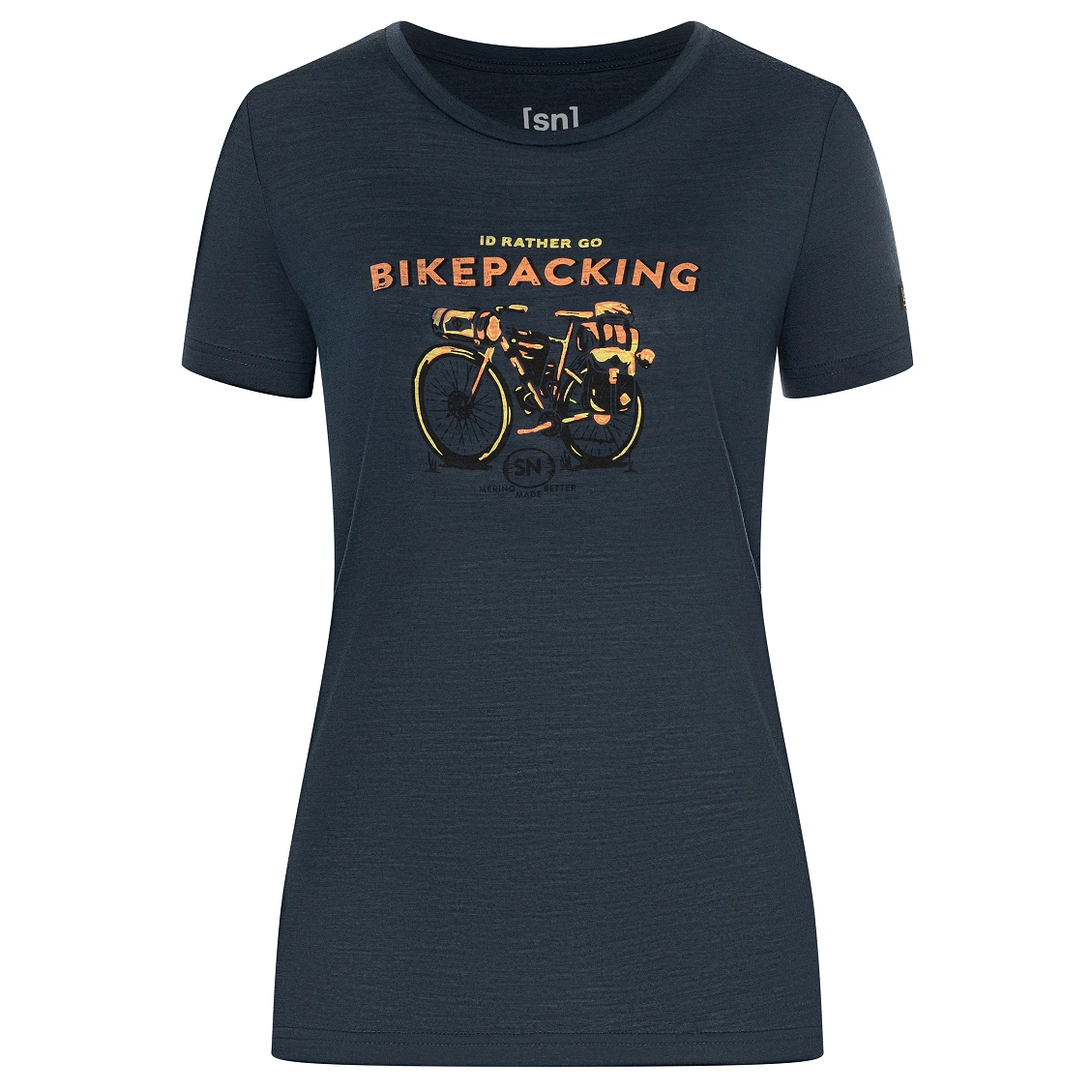 Super.natural Women's Bikepacking Tee - Merinoshirt 1 Super.natural Women's Bikepacking Tee - Merinoshirt