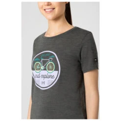 Super.natural Women's Go Out Tee - Merinoshirt -Icebreaker Günstiges Geschäft supernatural womens go out tee merinoshirt detail 5