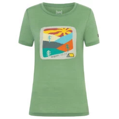 Super.natural Women's Mountain Art Tee - Merinoshirt