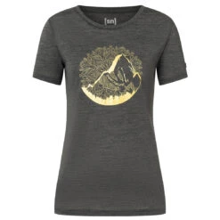 Super.natural Women's Mountain Mandala Tee - Merinoshirt