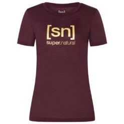 Super.natural Women's The Essential Logo Tee - Merinoshirt -Icebreaker Günstiges Geschäft supernatural womens the essential logo tee merinoshirt 1