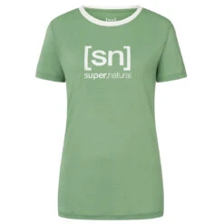 Super.natural Women's The Essential Logo Tee - Merinoshirt -Icebreaker Günstiges Geschäft supernatural womens the essential logo tee merinoshirt 3